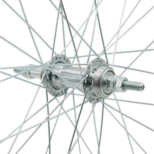 Колесо 28-29 зад, обід 2-ний чорний, втулка ST. на віночках, диск різьба (без назви) фото westvelo.com