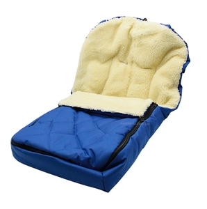 Конверт на хутрі синій