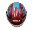 Мото шолом, відкритий (XS) TimA №208 червоно-блакитний, з дашком фото westvelo.com