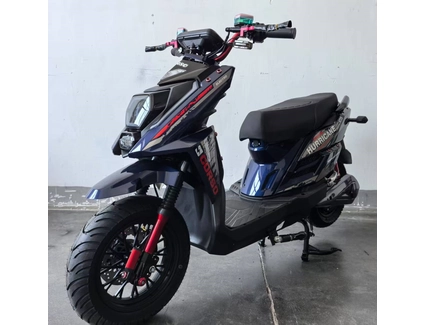 Електроскутер Corso «HURRICANE» HR-703368, двигун 2500W, акумулятор 72V 40Ah літій-залізо-фосфатний, синій, колеса 10"