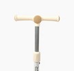 Самокат дитячий 3-х колісний Skyper JN-2155-80 біло-коричневий, колеса PU Ø125mm/40mm зі світлом, УКРАЇНСЬКЕ ОЗВУЧУВАННЯ та підсвічування платформи, складне кермо фото westvelo.com