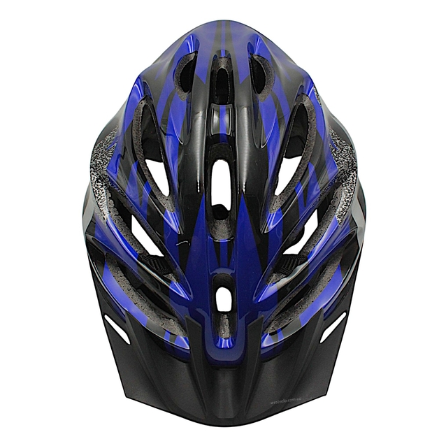 Вело шолом "TK Sport" 718 (54 см) чорно-синій фото westvelo.com