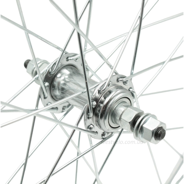 Колеса 20 обід нікель, перед + зад з втулкою Falcon + к-т. з фліпером. фото westvelo.com