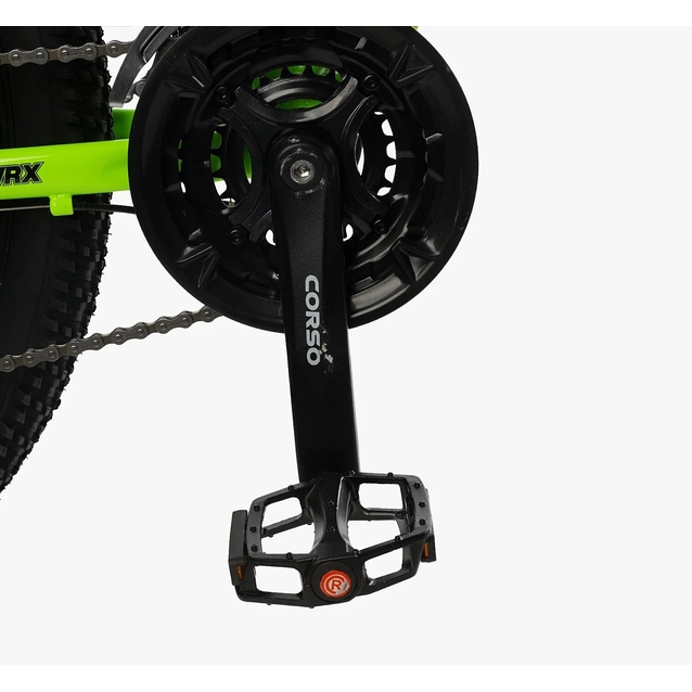 Велосипед 29 AL Corso «X-POWER» PW-65113 алюміній 19", (к-т SHIMANO) чорно-зелений фото westvelo.com