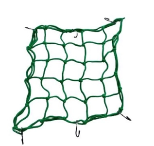 Стяжка (сітка-павук) "PROBIKER"  з гачками на багажник, зелена