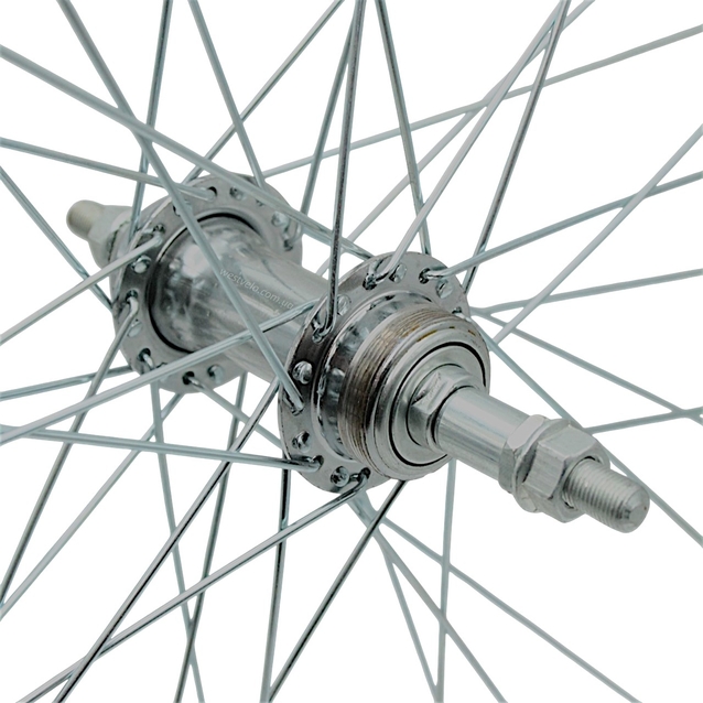 Колесо 28-29 зад, обід 2-ний чорний, втулка ST. на віночках фото westvelo.com