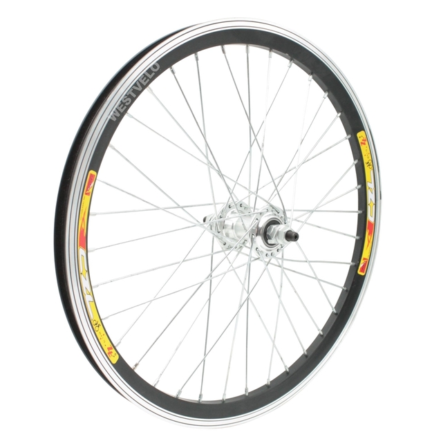 Колесо 20 перед, обід 2-ний чорний, втулка AL на промах, диск різьба фото westvelo.com