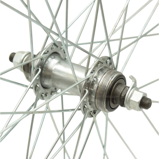 Колесо 28-29 перед, обід 2-ний чорний, втулка ST. на віночках, диск різьба фото westvelo.com