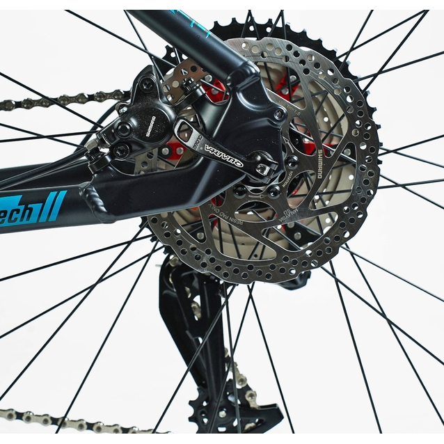 Велосипед 29 AL Corso «NERO» NR-29189 алюміній 17", (к-т LTWOO) чорно-блакитний фото westvelo.com