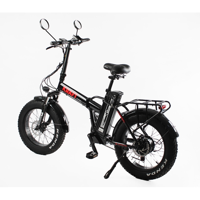 Електрофетбайк 20 ST Corso «KRAFT» KR-31007 сталь, дв 500W, акум 48V13Ah, (к-т SHIMANO) чорно-червоний