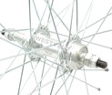 Колесо 24 зад, обід 2-ний чорний, втулка AL на віночках, диск різьба (Gravity) фото westvelo.com