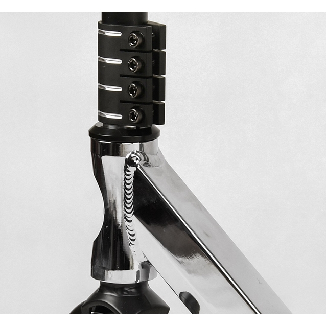 Самокат трюковий Best Scooter «KRAKEN» KR-82080 срібний, HIC-система, пеги, AL диск та дека, колеса PU Ø110mm, ширина керма - 58 см фото westvelo.com