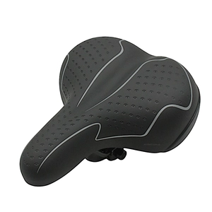 Сідло на пружинах ARDIS № C060, чорне з сірою полоскою (260x210)