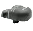 Сідло на пружинах, S007, широке, металева основа, чорне фото westvelo.com