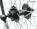 Колесо 26 перед, обід 2-ний чорний дисковий, втулка SHIMANO DEORE FH-M525A, диск 6 болтів,ексцентрик фото westvelo.com
