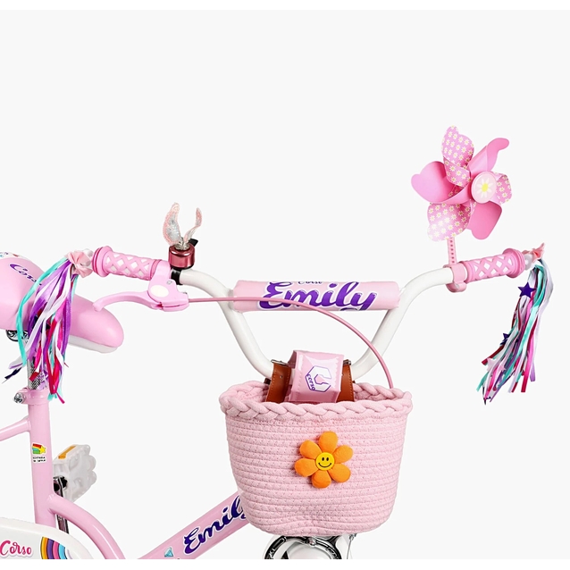 Дитячий велосипед 18 ST Corso «EMILY» ML-19256 рожевий фото westvelo.com