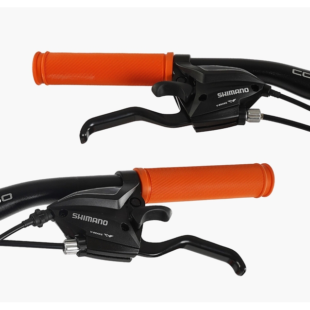 Велосипед 26 AL Corso «NEXT» NX-26700 алюміній 13", (к-т SHIMANO) чорно-помаранчевий фото westvelo.com