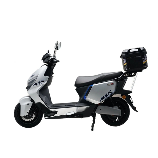 Електроскутер Garow «L850» GR-6340, двигун 2999W, акумулятор 72V 48Ah літій-залізо-фосфатний, срібний, колеса 12" фото westvelo.com