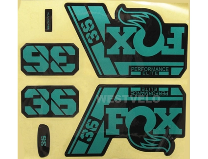 Наклейки на вилку. FOX "прінт 26"