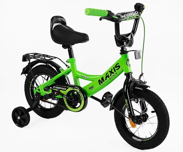 Дитячий велосипед 12 ST Corso «MAXIS» CL-12455 салатовий