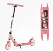 Самокат дитячий 2-х колісний, PU Best Scooter «RIO» 23617 світло рожевий, Ø145mm, передній амортизатор, AL гальмо фото westvelo.com