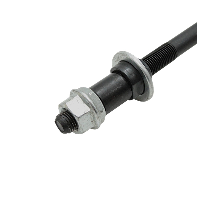 Вісь задньої втулки мтв чорна китай L-200мм фото westvelo.com