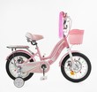 Дитячий велосипед 14 ST Corso «NICE» NC-14362 дискові гальма, рожевий фото westvelo.com