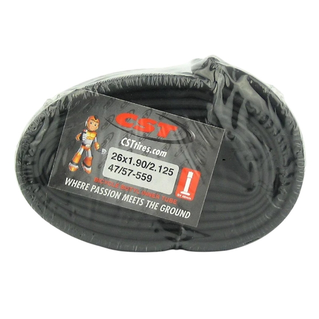 Камера 26. довгий ніпель AV 48mm CST (1.90-2.125) фото westvelo.com