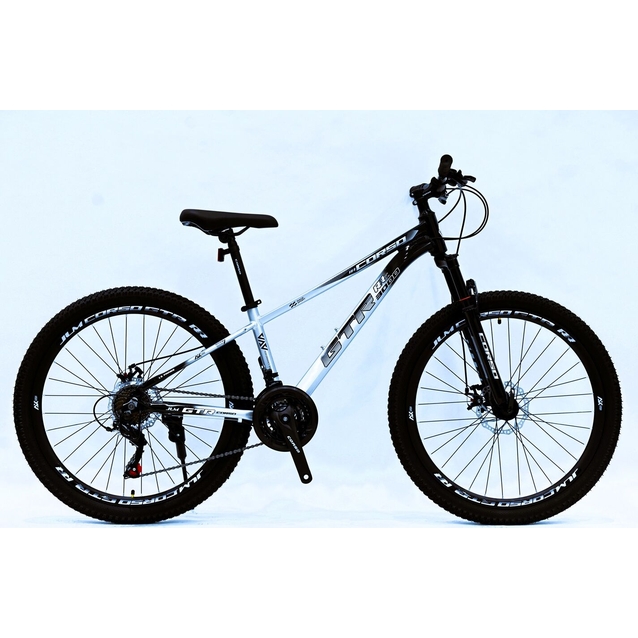 Велосипед 26 AL Corso «GTR-3000» GT-92605 алюміній 13", (к-т SHIMANO) чорно-срібний фото westvelo.com