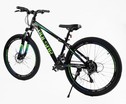 Велосипед 26 AL Corso «PULSAR» PL-26407 алюміній 13", (к-т SHIMANO) чорно-салатово-синій фото westvelo.com
