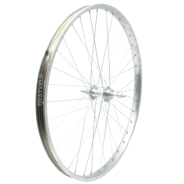 Колесо 26 зад, обід нікель, спиця 2мм, втулка ST. на віночках фото westvelo.com