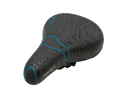 Сідло мтв ARDIS № 964, чорне з синіми лініями (235х155)