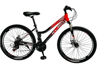 Велосипед 26 ST Corso «KLEO» KL-26659 сталь 15", (к-т Saiguan) червоно-чорний