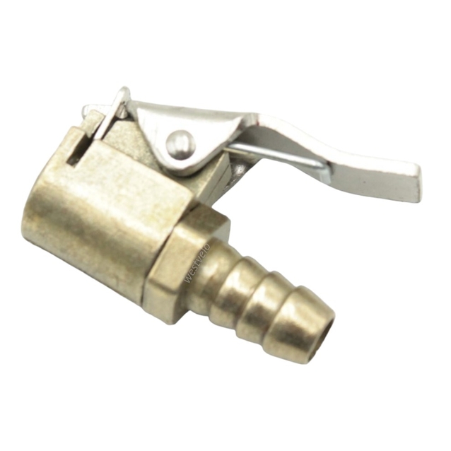 Наконечник-прищепка шланга насоса латунь без клапана фото westvelo.com