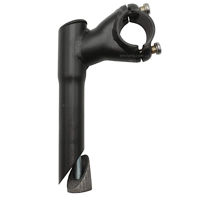 Винос руля мтв сталевий Ø25.4мм. L-150мм. L-60мм. Ø31.8мм. (HS059), чорний матовий фото westvelo.com