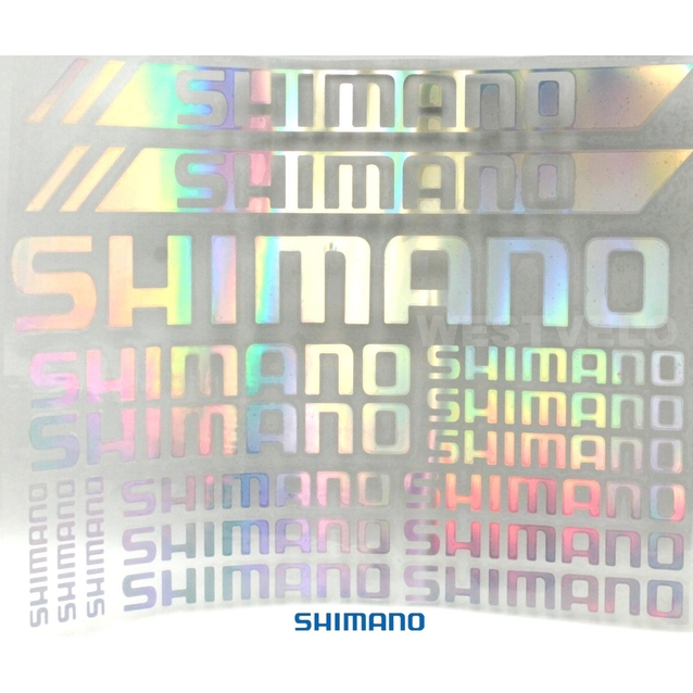Наклейки SHIMANO прозорий фон, градієнт фото westvelo.com