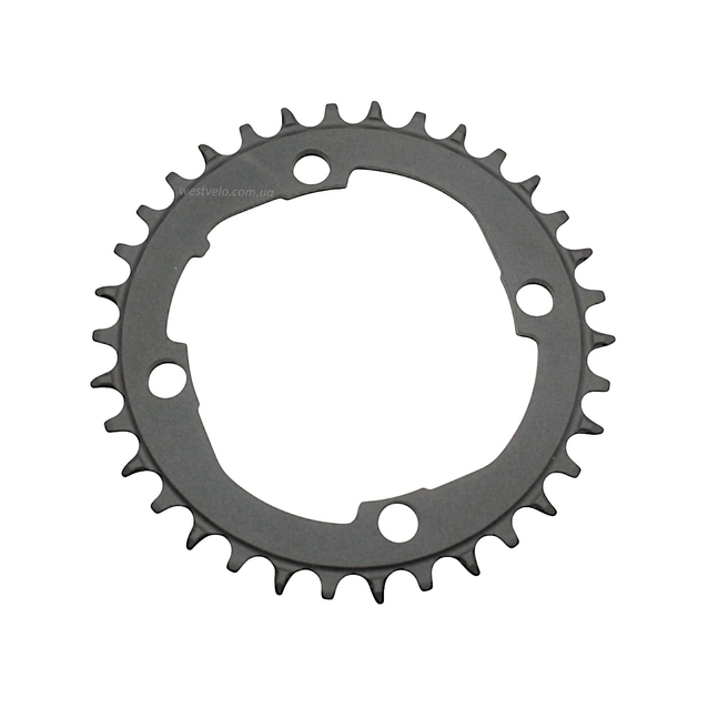 Зірка шатунів передня накладна AL CROSSER чорна на 34 T (104 BCD) (NARROW WIDE)