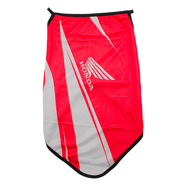 Маска обличчя пилозахисна "HONDA" GE-103, з червоним малюнком фото westvelo.com