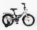 Дитячий велосипед 16 ST Corso «MAXIS» MX-60711 чорно-білий фото westvelo.com