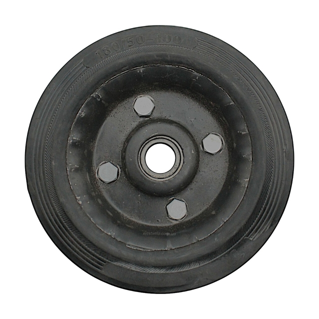 Колесо для візка 180mm (50-100) під вісь Ø20mm, широке, на 1 підшипника фото westvelo.com