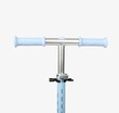 Самокат дитячий 2-х колісний, PU Skyper GR-84622 L блакитний , Ø120mm, ST, кермо складне зі світлом фото westvelo.com