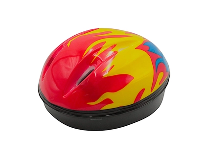 Вело шолом "TK Sport" 606 (55см) червоний "Полум'я"