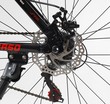 Велосипед 29 AL Corso «DARK-X» DX-29803 алюміній 17", (к-т SHIMANO) чорно-червоний фото westvelo.com
