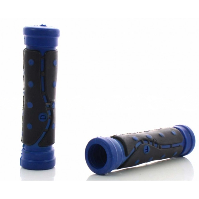 Гріпси гумові "Крапка" чорно-сині фото westvelo.com