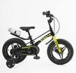 Дитячий велосипед 14 MG Corso «STREAM» SM-42081, магнієва рама, чорно-жовтий фото westvelo.com