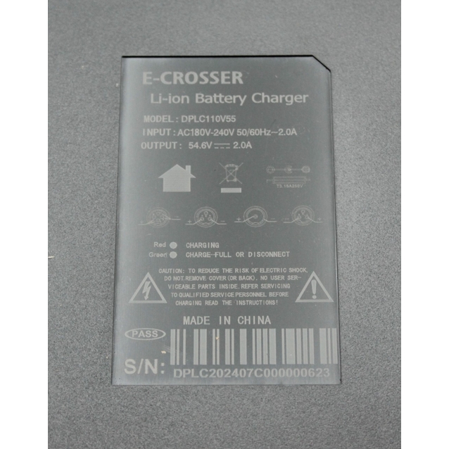 Зарядний пристрій ( 54.6V 2A ) (DPLC110V55), для Li-ion акумуляторів фото westvelo.com