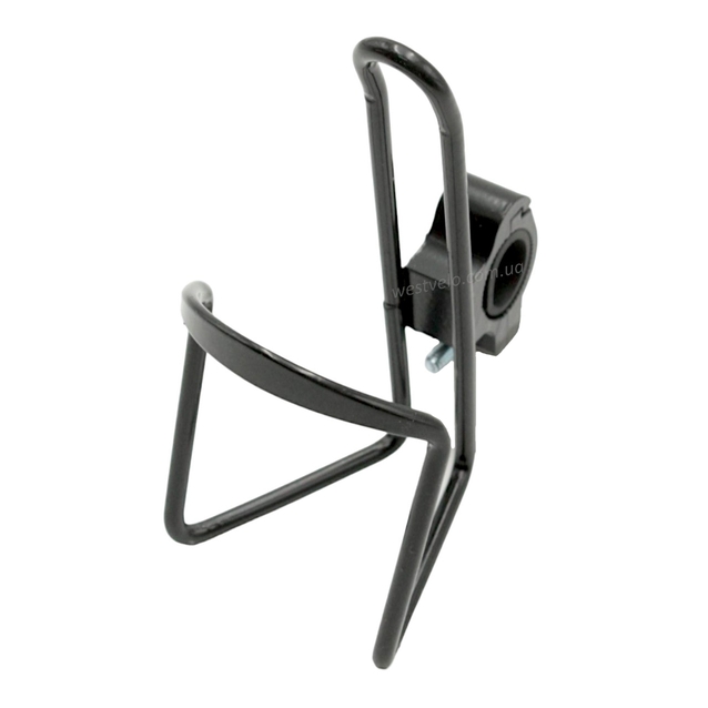 Фляготримач з кріпленням на руль, алюміній чорний HUASION H-C31 фото westvelo.com