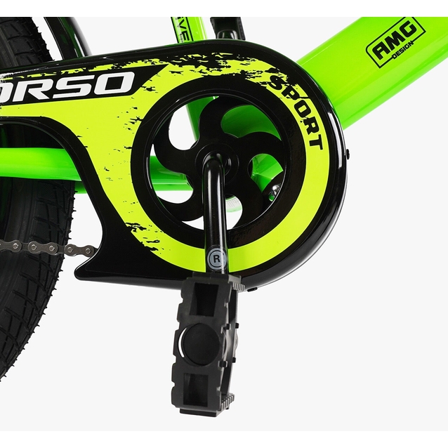 Дитячий велосипед 16 ST Corso «MAXIS» CL-16192 салатовий фото westvelo.com