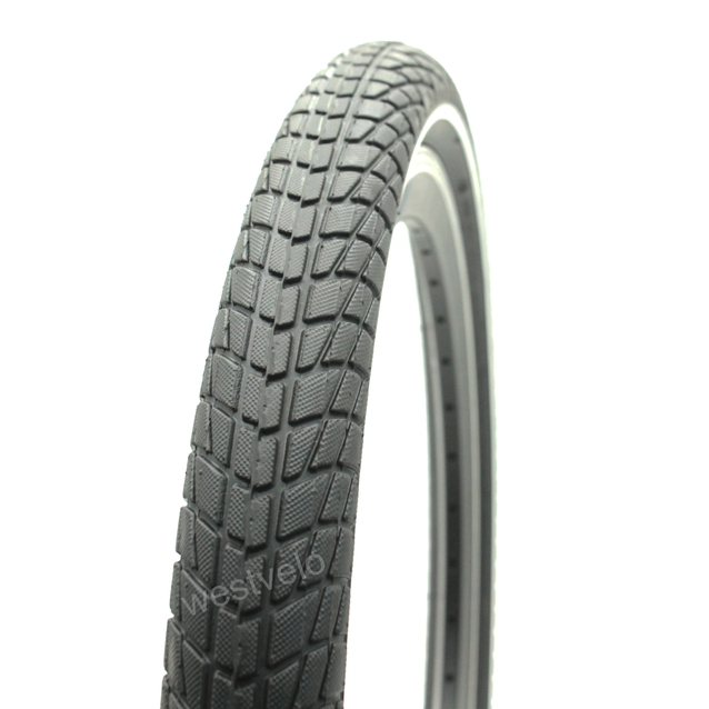 Покришка 20-1.95 PONELY (704) біла смуга (50-406) фото westvelo.com