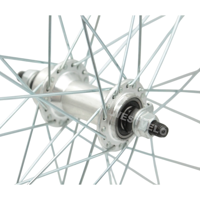 Колесо 24 перед, обід 2-ний чорний, втулка AL на промах, диск різьба фото westvelo.com